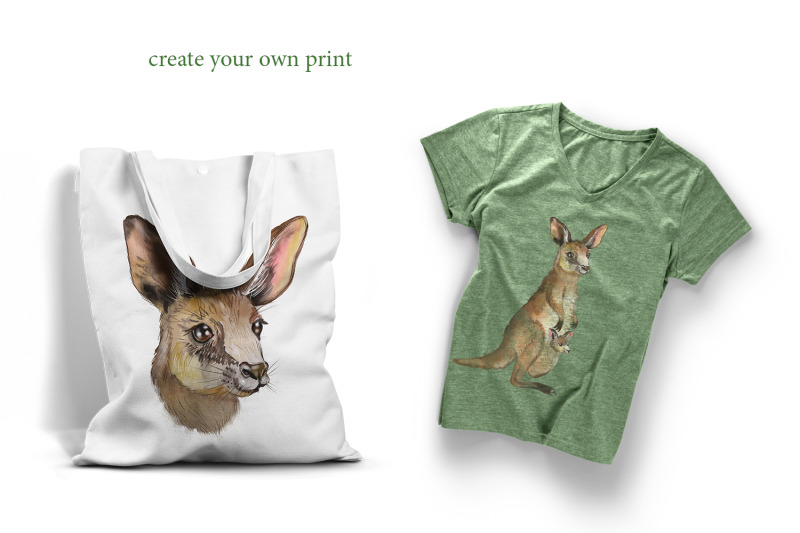 kangaroo-watercolor-clipart-family-kangaroo-australian-animal-clipart
