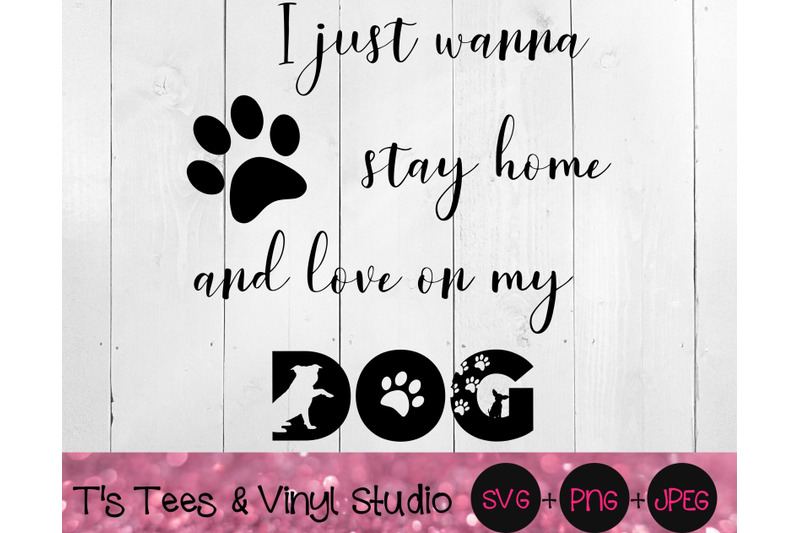 Love Dog Paw Svg