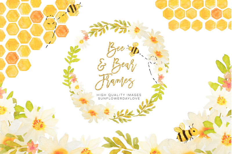 honey-bee-clipart-bees-clip-art-bees-gold-planner-stickers-clipart