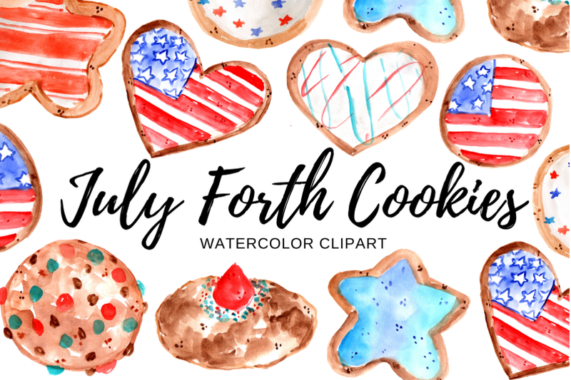 watercolor-forth-of-july-cookies-clipart
