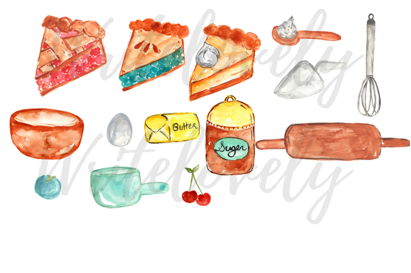 watercolor-pie-baking-clipart