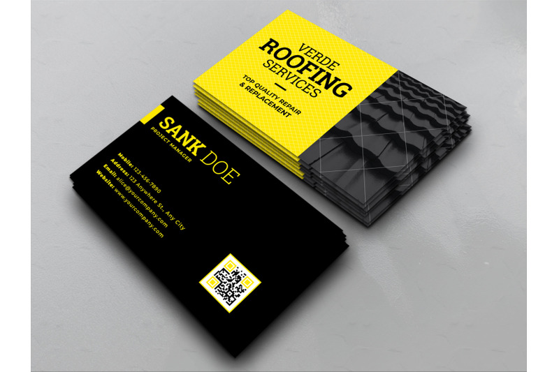 roofing-service-business-card