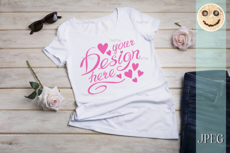 womens-t-shirt-mockup-with-pink-roses