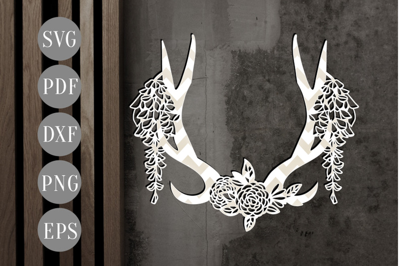 floral-antler-3-papercut-template-door-hanger-design-svg