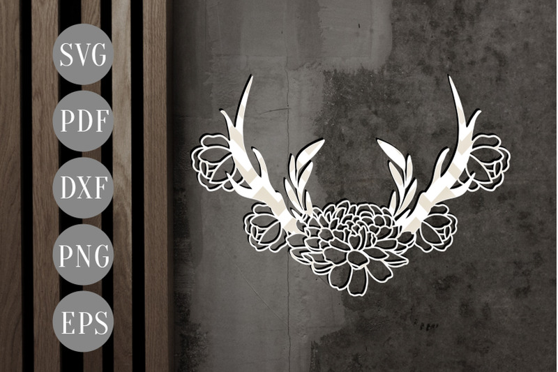floral-antler-6-papercut-template-door-hanger-design-svg