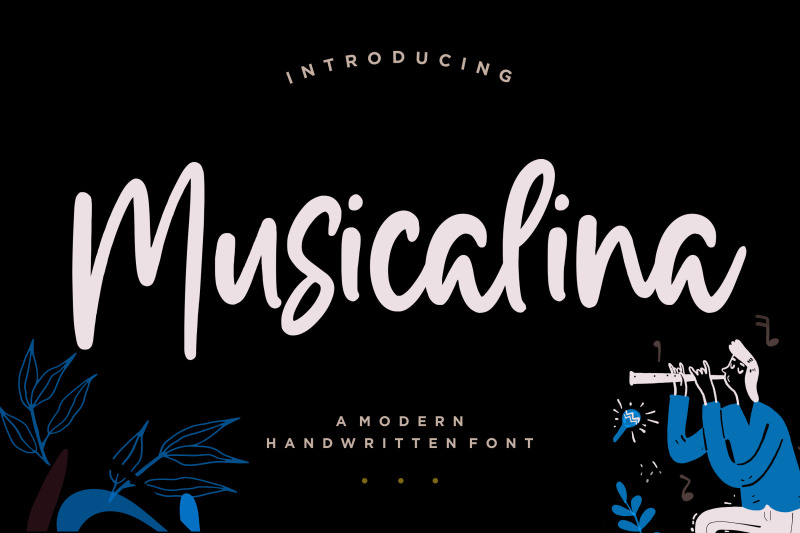 musicalina-modern-handwritten-font