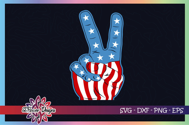 peace-hand-american-flag-svg-usa-svg