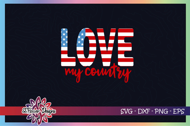 love-my-country-american-flag-svg