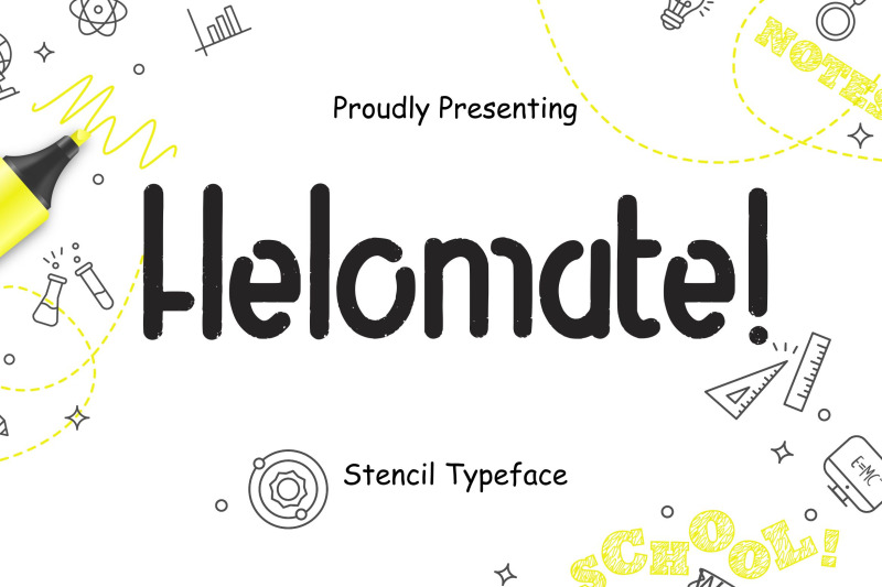 helomate-stencil-typeface