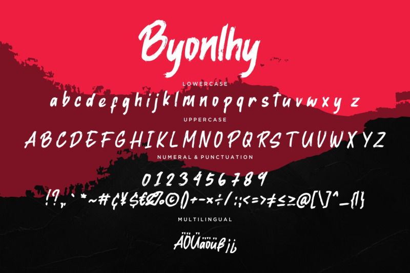 byonlhy-dry-brush-typeface