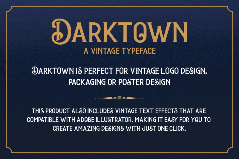 darktown-vintage-display-font