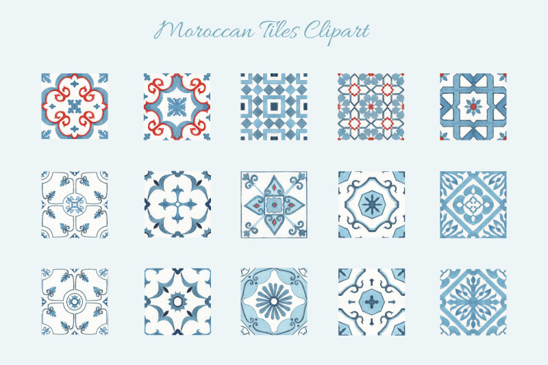 watercolor-moroccan-tiles-clipart