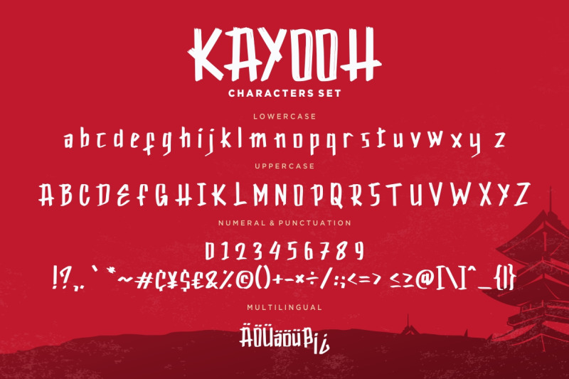 kayooh-japanese-display-typeface