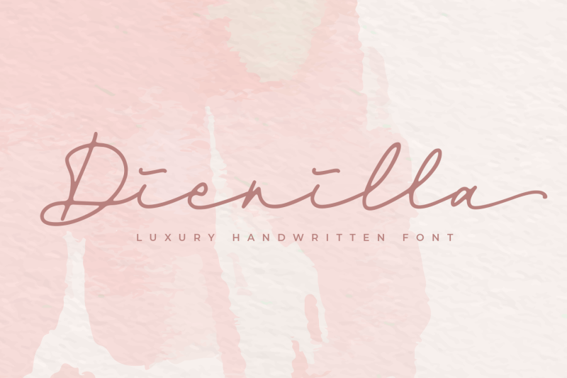 dienilla-signature-font