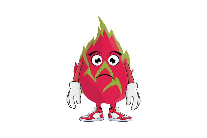 dragon-fruit-sad-frown-dissapointed-cartoon-character-design