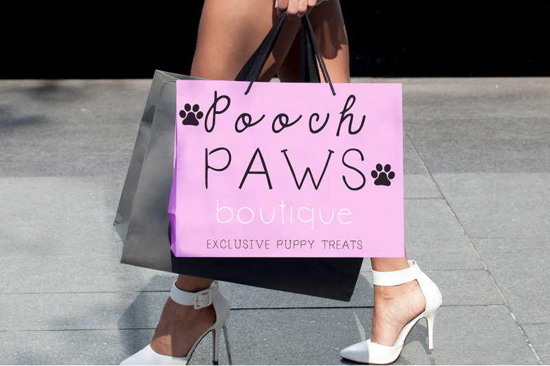 pooch-paws-font-duo-with-doodles