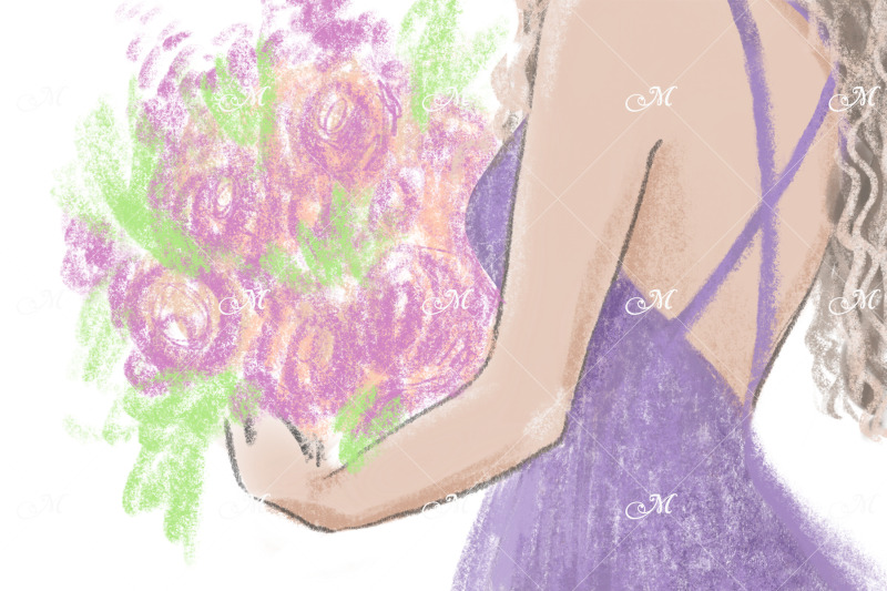 flowers-girl-hand-drawn-illustration