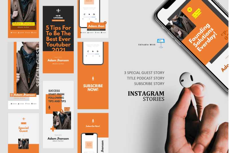 motive-podcast-instagram-stories-and-posts-keynote-template