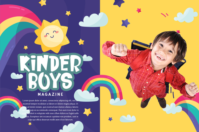 kinder-boys-playful-font