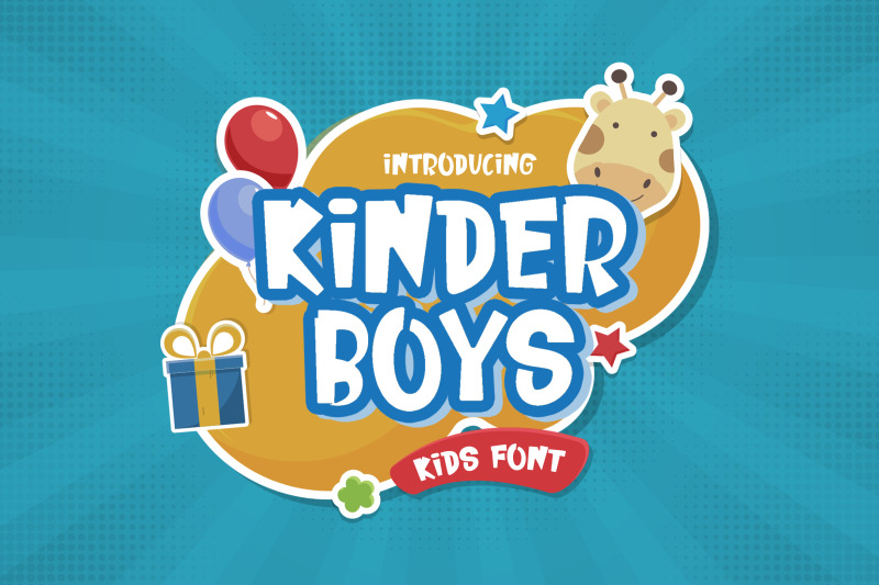 kinder-boys-playful-font