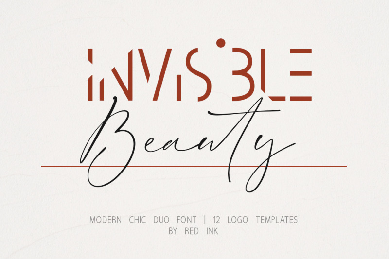 invisible-beauty-chic-duo-font