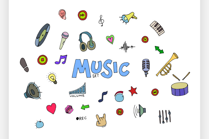 colored-music-doodles