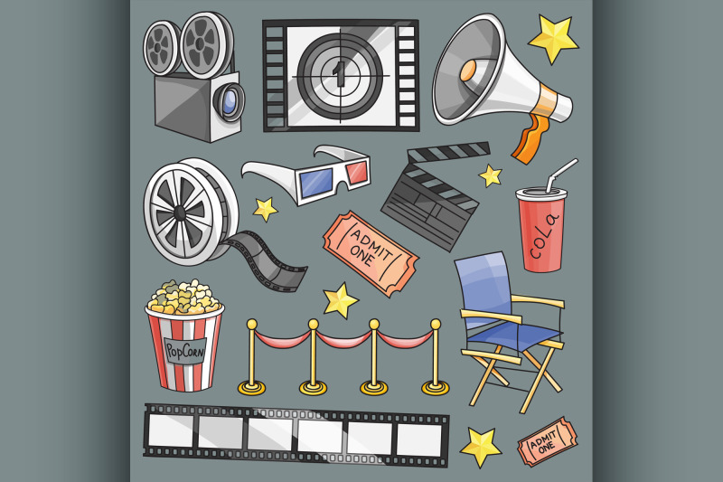 doodle-vector-cinema