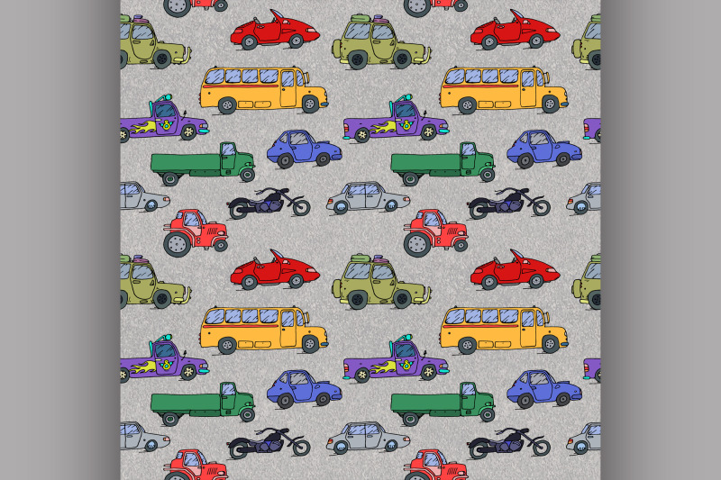 seamless-pattern-transport-sketch-set