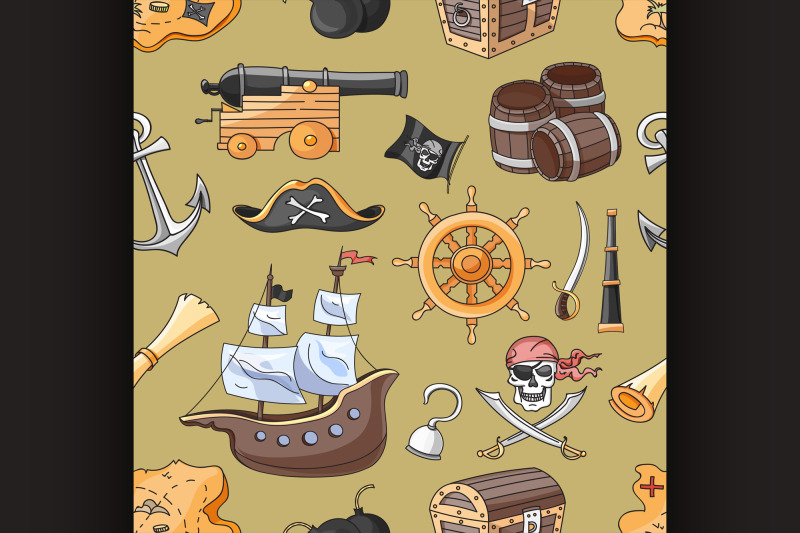 doodle-pattern-set-of-pirates