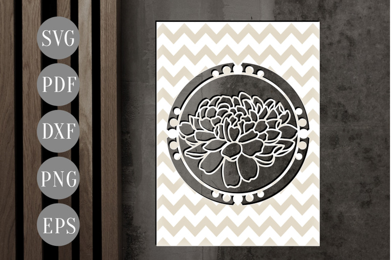 dahlia-frame-papercut-template-spring-flower-svg-pdf