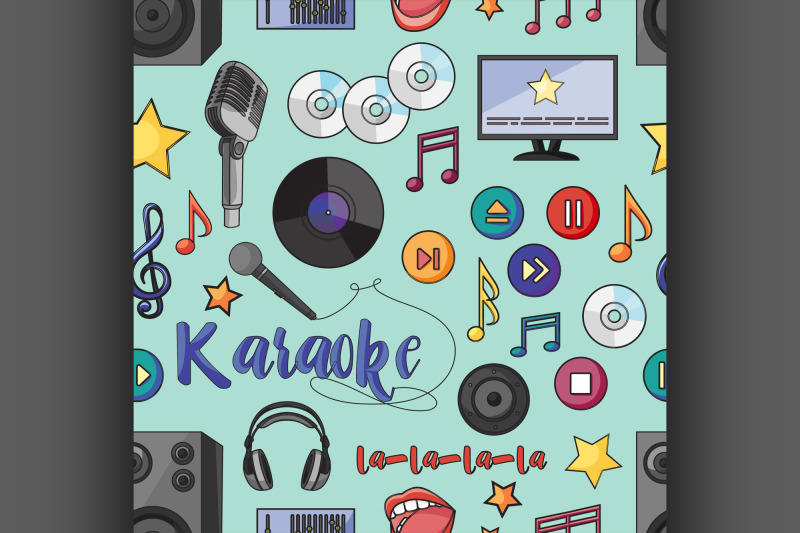 theme-of-karaoke-pattern
