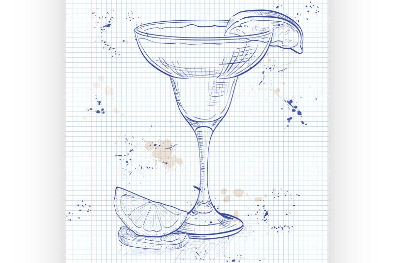 yellow-bird-cocktail-on-a-notebook-page