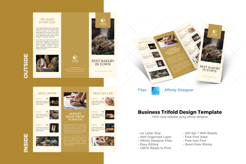 cake-trifold-brochure-template