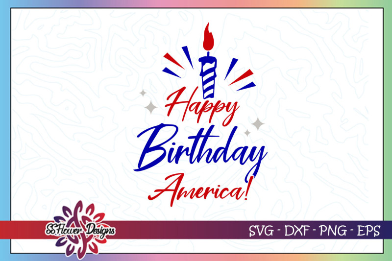 happy-birthday-america-candle-svg