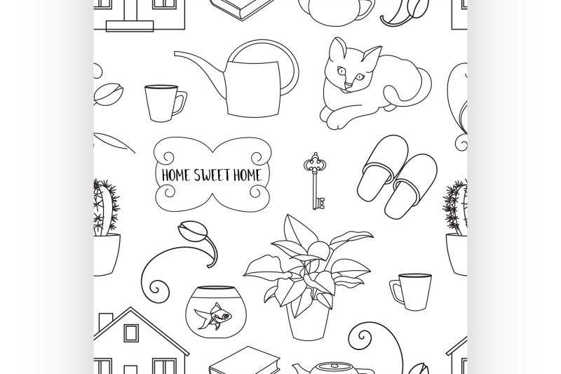 home-sweet-home-pattern