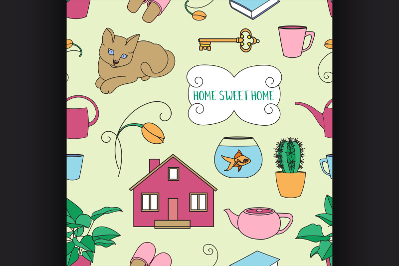 home-sweet-home-pattern