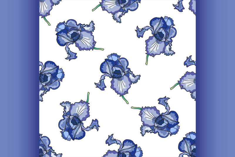 floral-iris-pattern