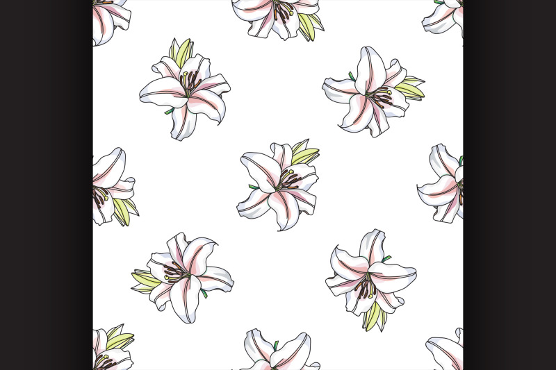 vector-lilly-pattern