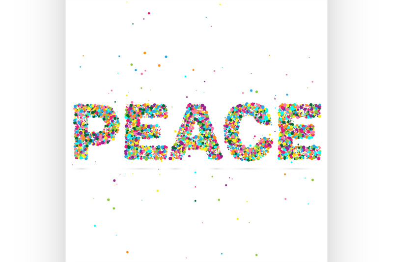 peace-word-consisting-of-colored-particles