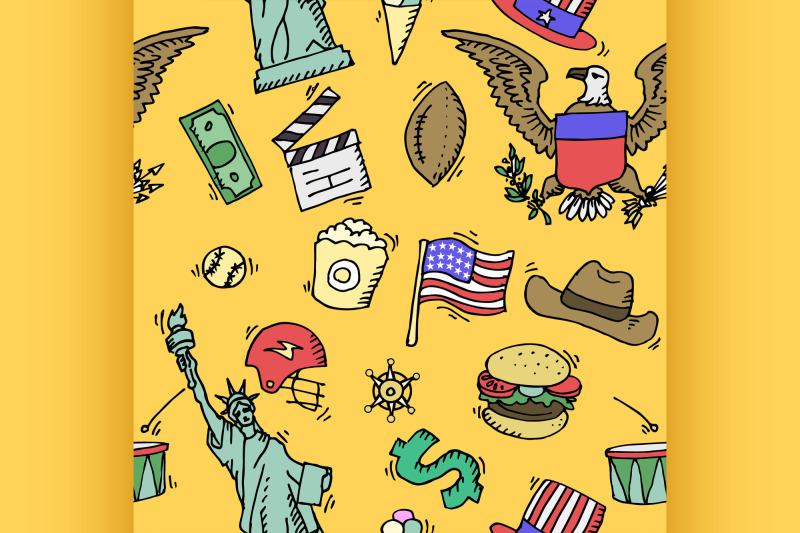 american-doodle-set-color-pattern