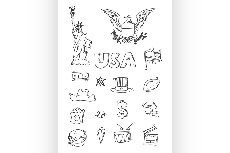 american-doodle-set