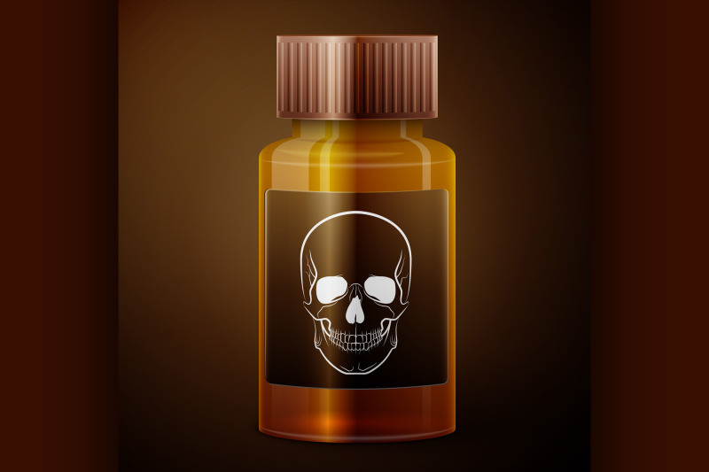 medicine-bottle-with-poisonous-liquid