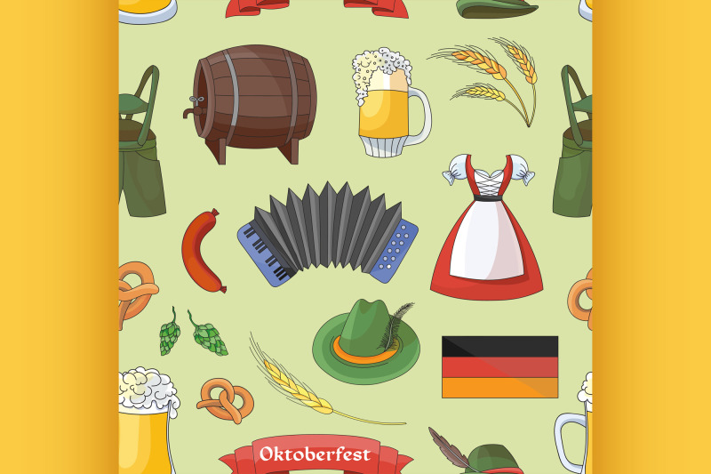 oktoberfest-pattern-germany-elements