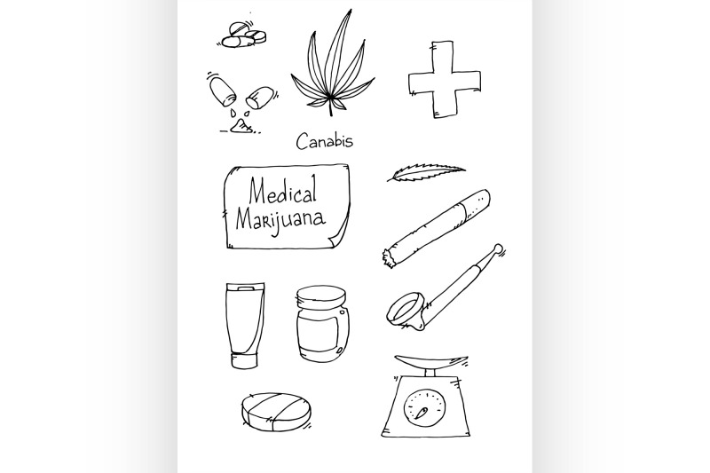 medical-marijuana-set