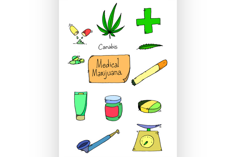 medical-marijuana-set