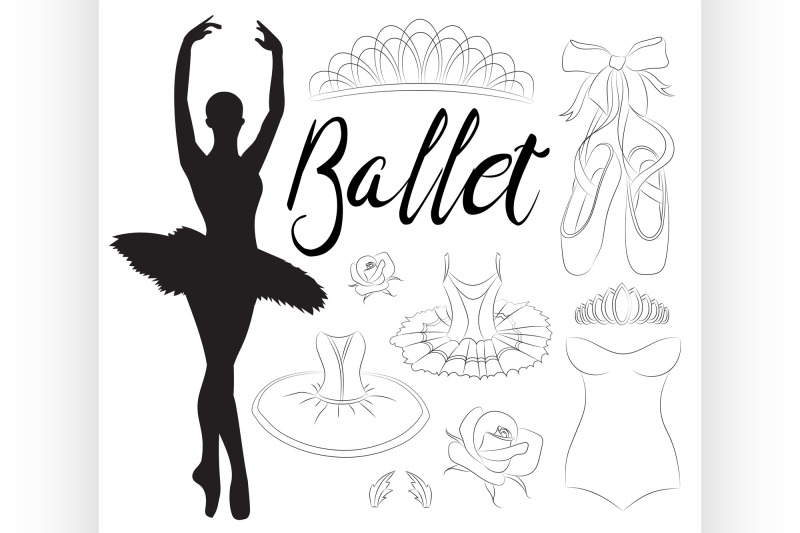 ballet-icon-set