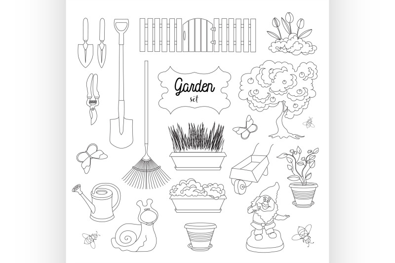 gardening-icons-set