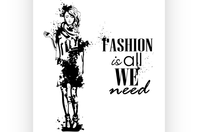 trendy-look-girl-with-splashes
