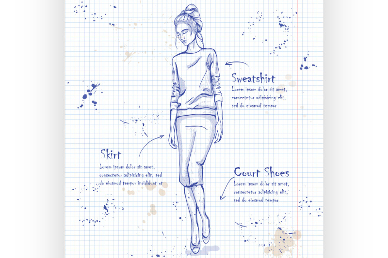 trendy-look-on-notebook-page