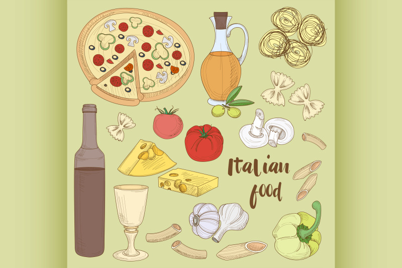 italian-food-set